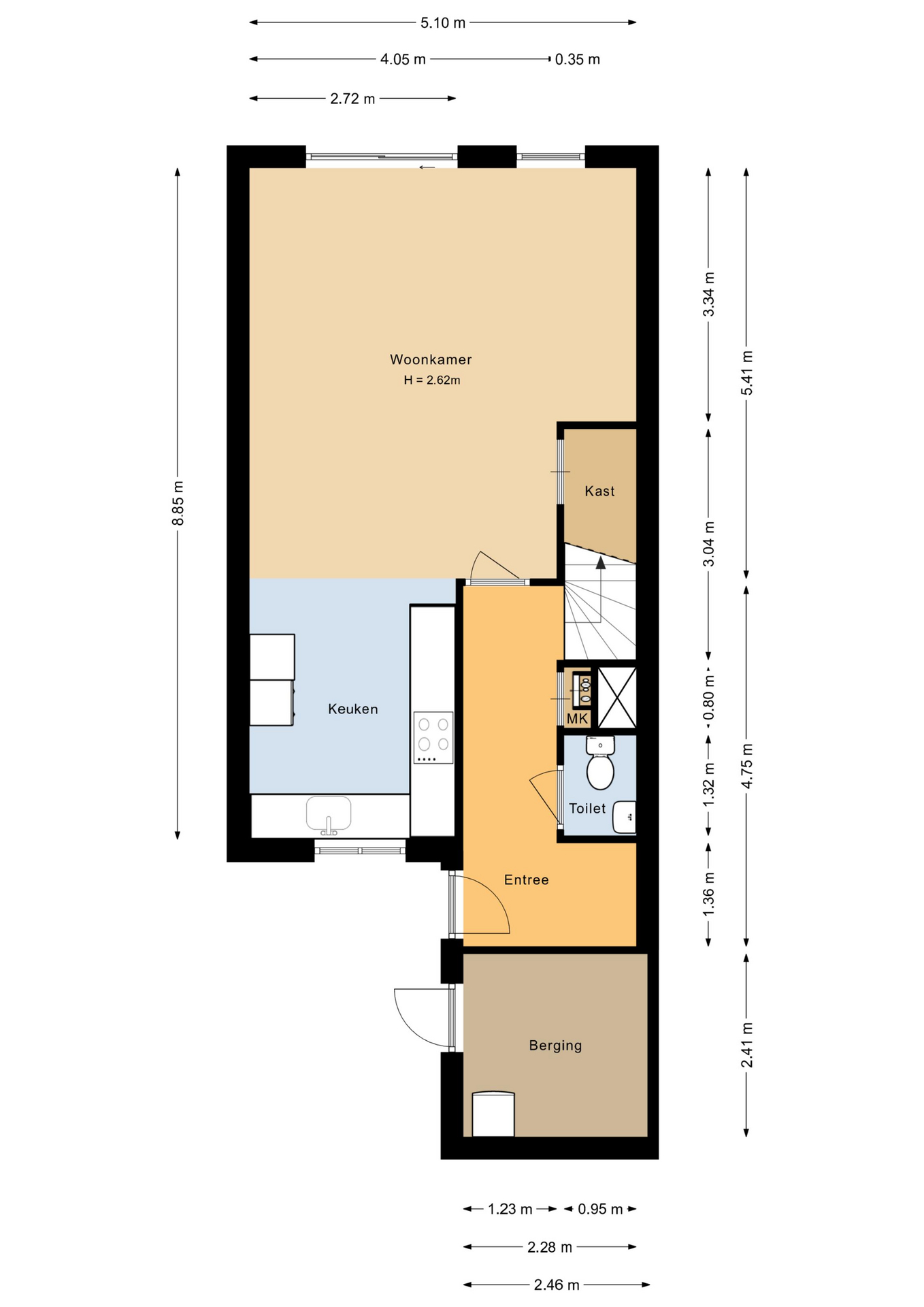 Zilverschoonlaan 257 - 8245 KE - lelystad-plattegrond-1